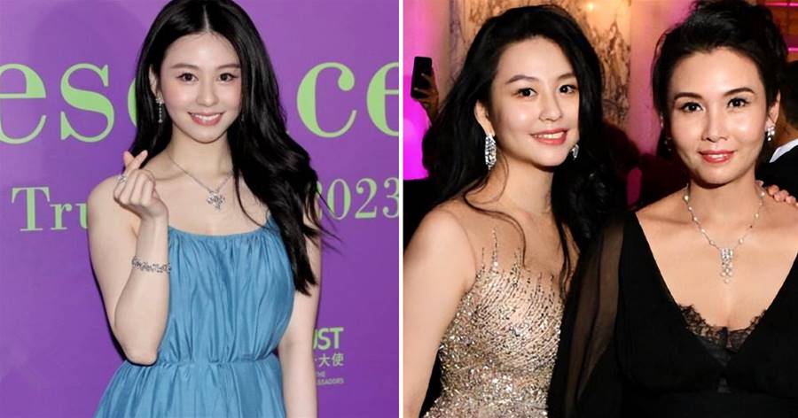 邱淑貞長女參加宴會，與千億富三代同台吃飯關系好，林世玲罕露面