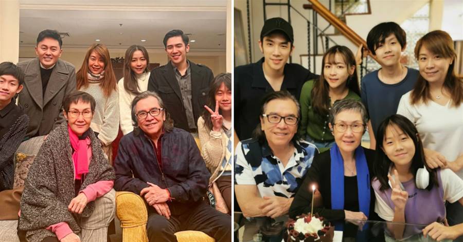 姜大衛一家豪宅過新年！58歲女婿曹永廉似小伙，準兒媳高顏值搶鏡